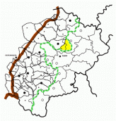 Деканат на карті Перемиської єпархії