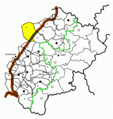 Деканат на карті Перемиської єпархії