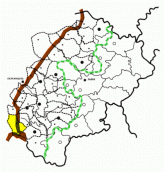 Деканат на карті Перемиської єпархії