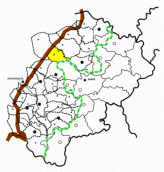 Деканат на карті Перемиської єпархії