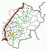 Деканат на карті Перемиської єпархії