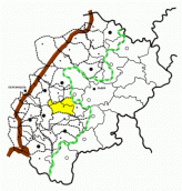 Деканат на карті Перемиської єпархії