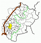 Деканат на карті Перемиської єпархії