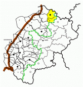 Деканат на карті Перемиської єпархії