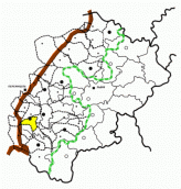 Деканат на карті Перемиської єпархії