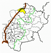 Деканат на карті Перемиської єпархії