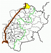Деканат на карті Перемиської єпархії