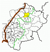 Деканат на карті Перемиської єпархії