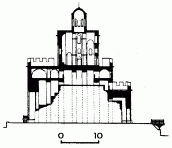 Поздовжній переріз павільйону