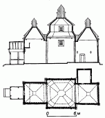 Поздовжній розріз та план. Обміри…