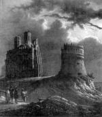 19 ст. Руїни замку. Літографія…