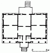 Західний флігель. План