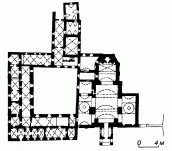 План костелу і келій