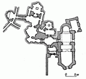 План церкви і печер