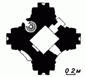 Дзвіниця. План 1 ярусу