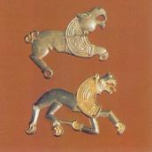 Бляшки у формі звірів