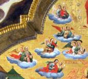 Ангели несуть апостолів (ліва група)