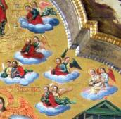 Ангели несуть апостолів (права група)