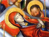 Марія на одрі (півпостать)