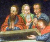 Апостоли Павло, Матвій, Іоан та Филип