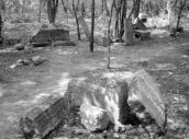 2012 р. Залишки надгробків на цвинтарі…