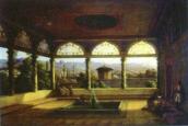 1837 р. Інтер’єр альтанки Селямет-Гірея