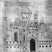 Фрагмент стінних мальовань, відкритих…