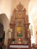 Лівий бічний вівтар з іконою Ісуса…