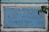 Надгробна плита родини Мазяків