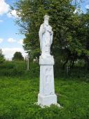 Надгробок зі скульптурою св. Миколая