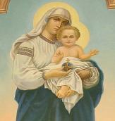 Півпостать Марії з немовлям