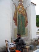 2006 р. Мозаїка у процесі монтажа тла