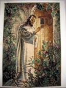 Вишита картина «Пастир в саду»