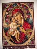 Вишита ікона «Богородиця замилування»