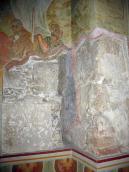 Фрагмент стінопису і зондаж мурування