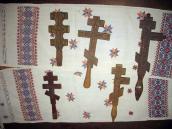 Дерев’яні 8-кінцеві різьблені хрести