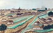 1854 р. Панорама містечка Фастів