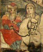 Чоловік і жінка на конях