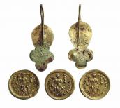Сережки і монети середини 5 ст.…