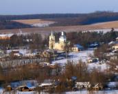 2006 р. Панорама села з церквою