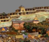 Вигляд з північного сходу, на тлі валу…