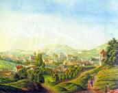 Бл. 1825 р. Вид з Вовчої гори (гори…