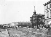 1895 р. Укладання бруківки на Хрещатику