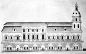 1736 р. Проект фасаду Київської академії