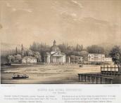 [1875 р.] Панорама містечка із костелом