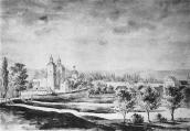 [1871 – 1873 рр.] Панорама з костелом