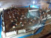 Макет фортеці. Вигляд зі «сходу»