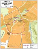 План центру м. Любеч