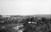 1977 р. Панорама села із замком.…