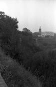 1992 р. Вал замку над рікою з видом на…